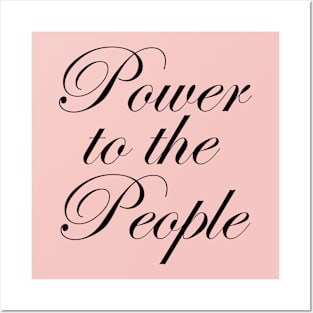 Power to the People Posters and Art